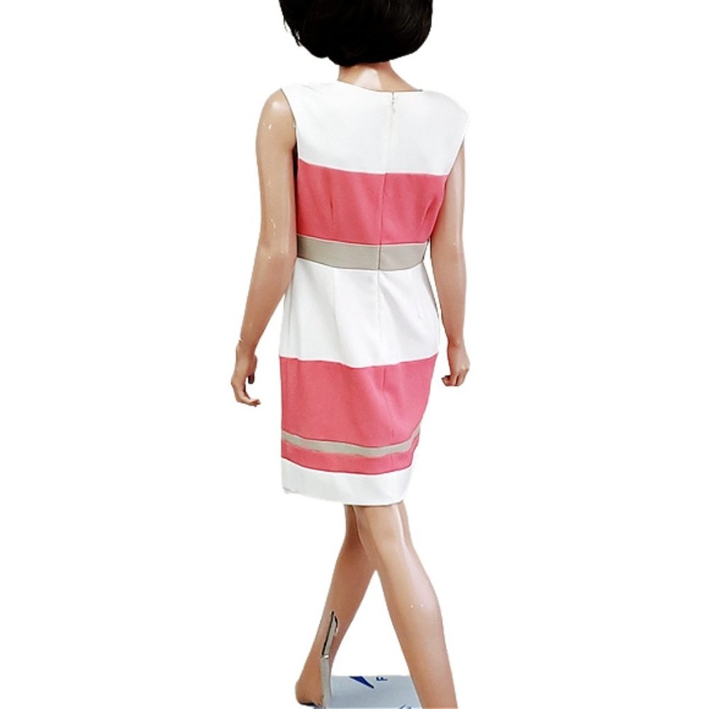 Studio One Striped Sheath Dress - Picture 4 of 5